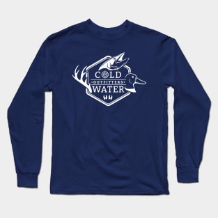 Cold Water Outfitters White Logo Long Sleeve T-Shirt